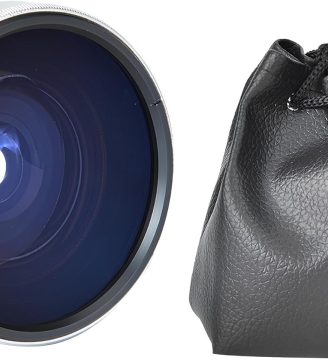 Acouto Fish Eye Lens for Camera 37mm 0.25X Super Fisheye Additional Lens for 37mm Caliber Camera Lenses Silver Aluminum Alloy