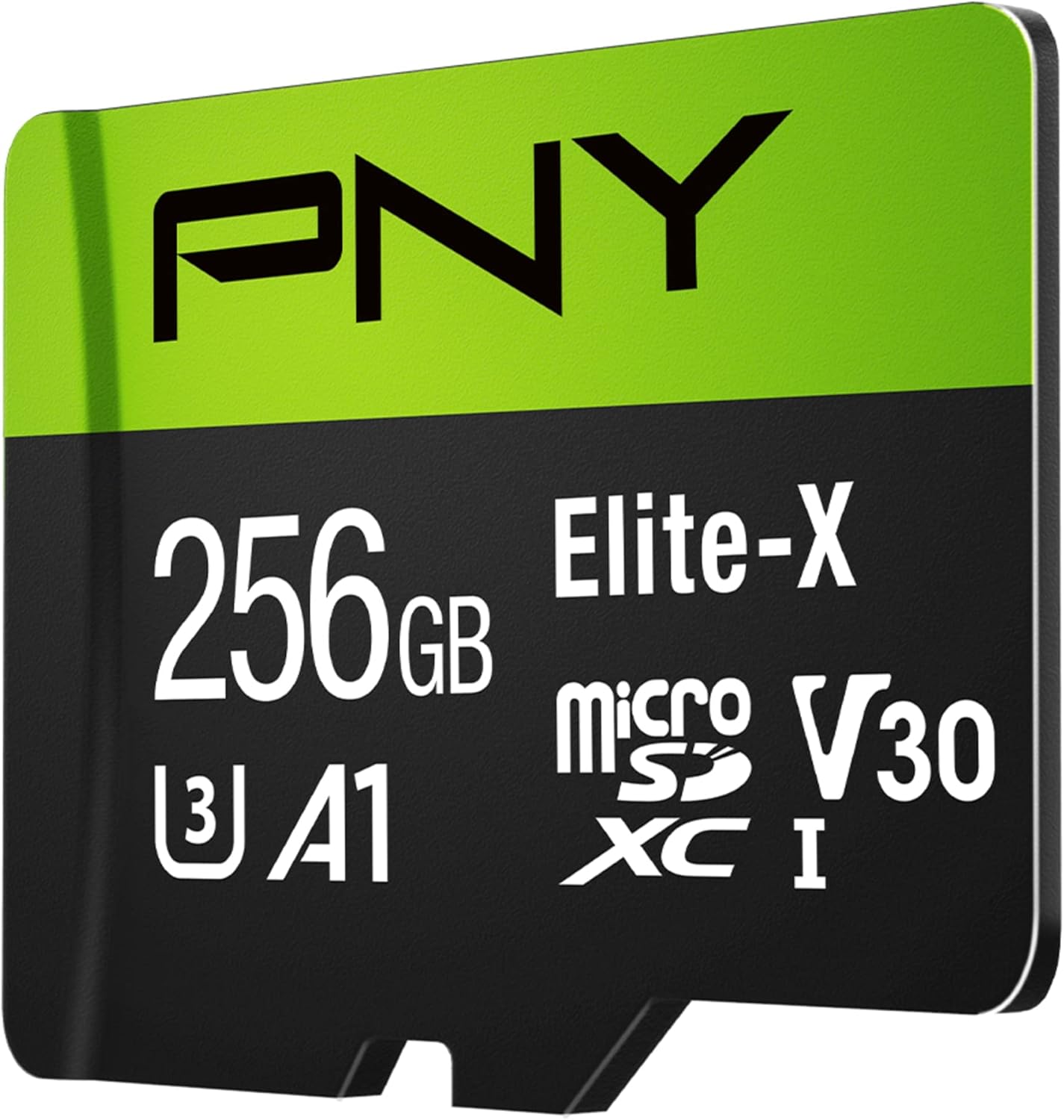 PNY 256GB Elite-X Class 10 U3 V30 microSDXC Flash Memory Card - 100MB/s, Class 10, U3, V30, A1, 4K UHD, Full HD, UHS-I, Micro SD - Image 2